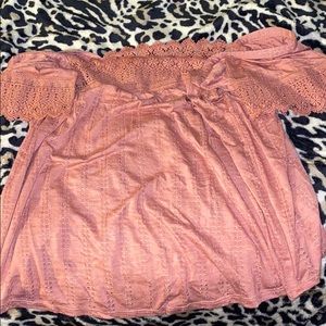 off the shoulder shirt